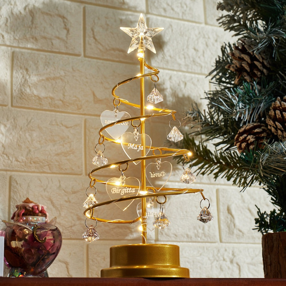 Family Tree | Personalised Christmas Tree Lamp