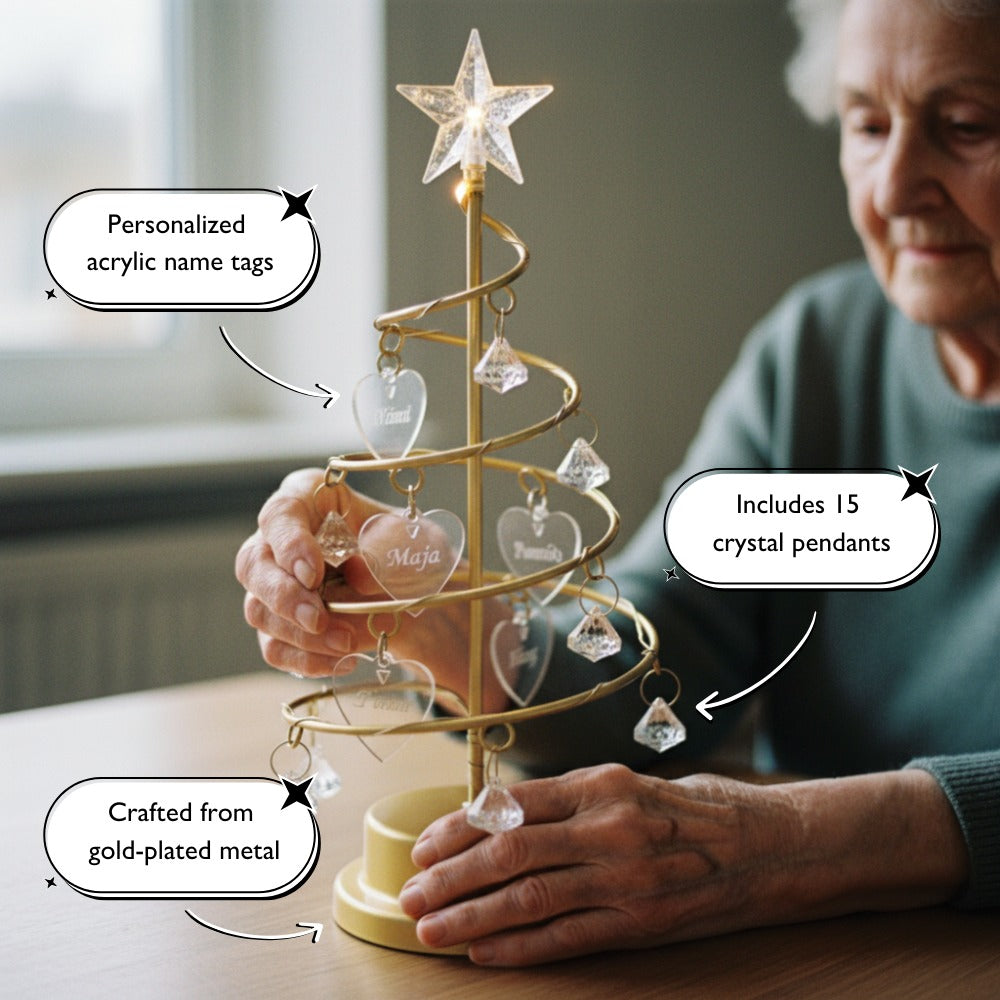 Family Tree | Personalised Christmas Tree Lamp