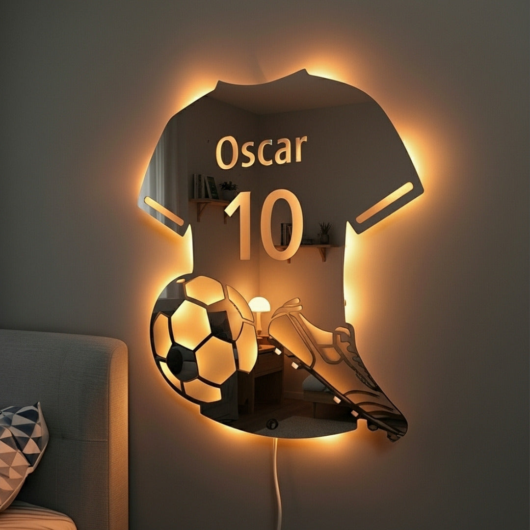 Football Player | Personal LED Mirror