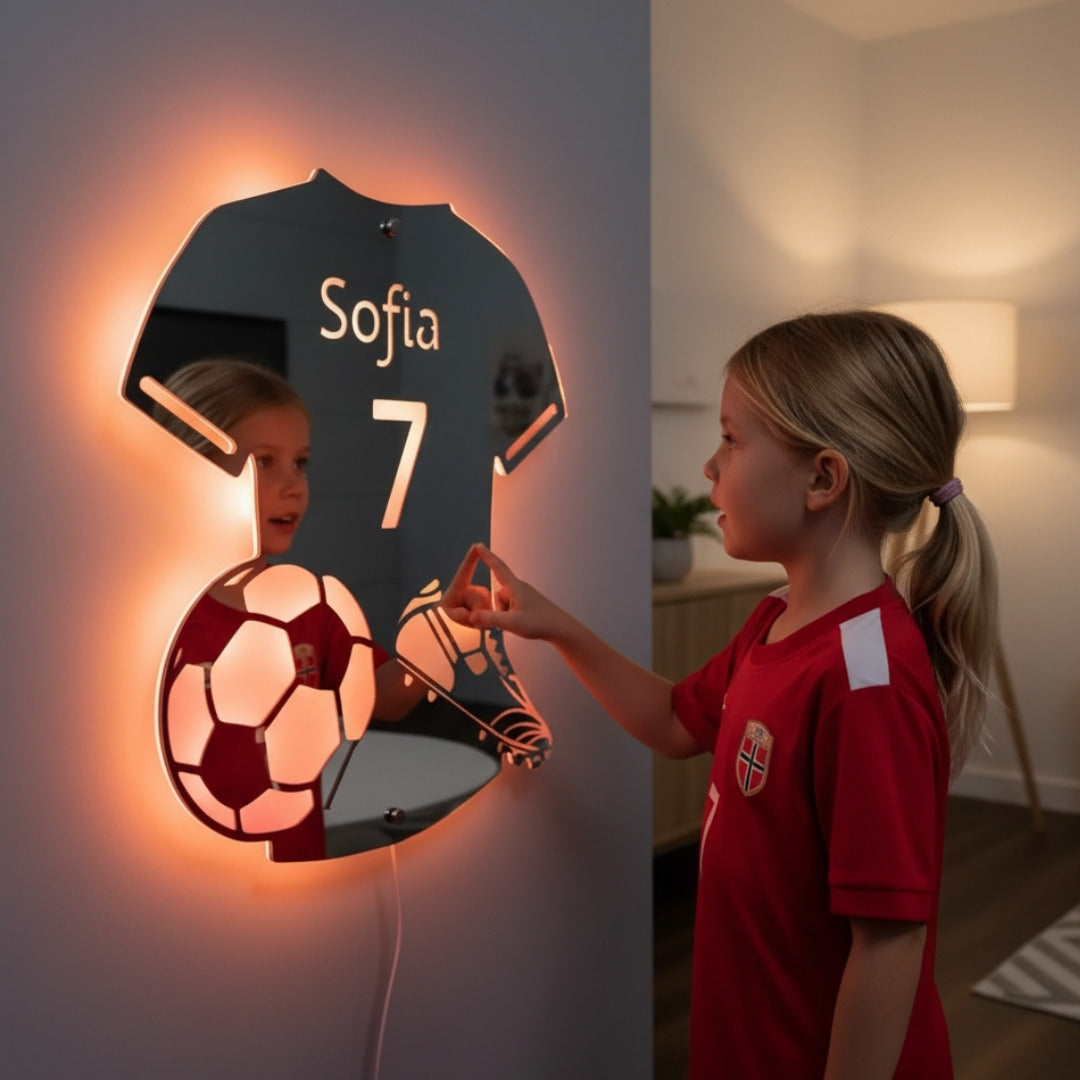 Football Player | Personal LED Mirror